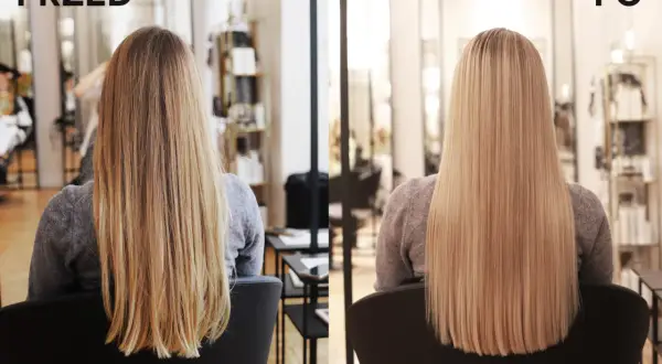 Przed i po: metamorfoza włosów blondynki o jasnej karnacji. Idealne kolory dla Ciebie!